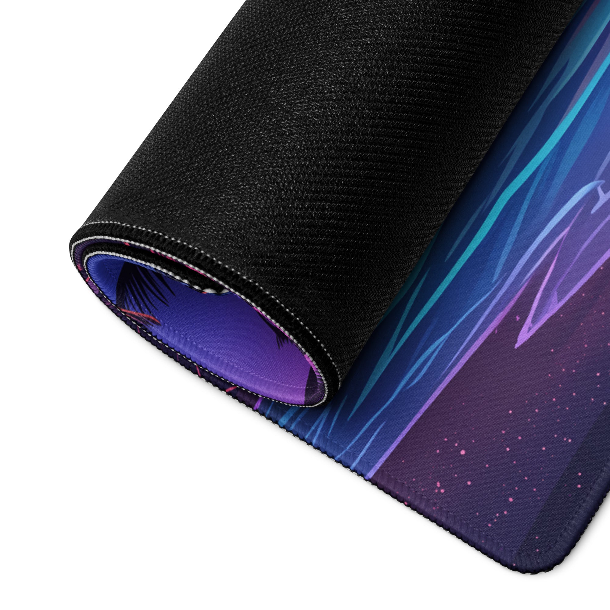 Vaporwave Sunset Palm Mouse Pad - Mouse Pad Purple Pink Desk Vaporwave Dreamy Neon Vaporwave Mood Retro PC Setup Digital