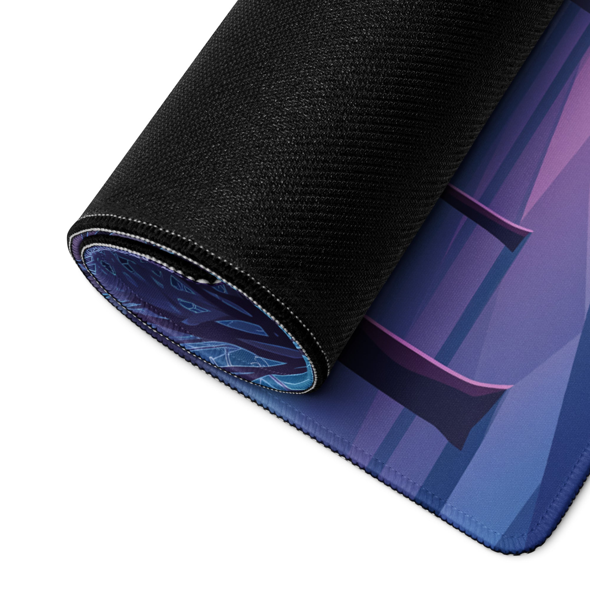 Vaporwave Sunset Gaming Mouse Pad - Mouse Pad Purple Pink Blue Desk Vaporwave Dreamy Neon Mood Retrofuturist Digital Print