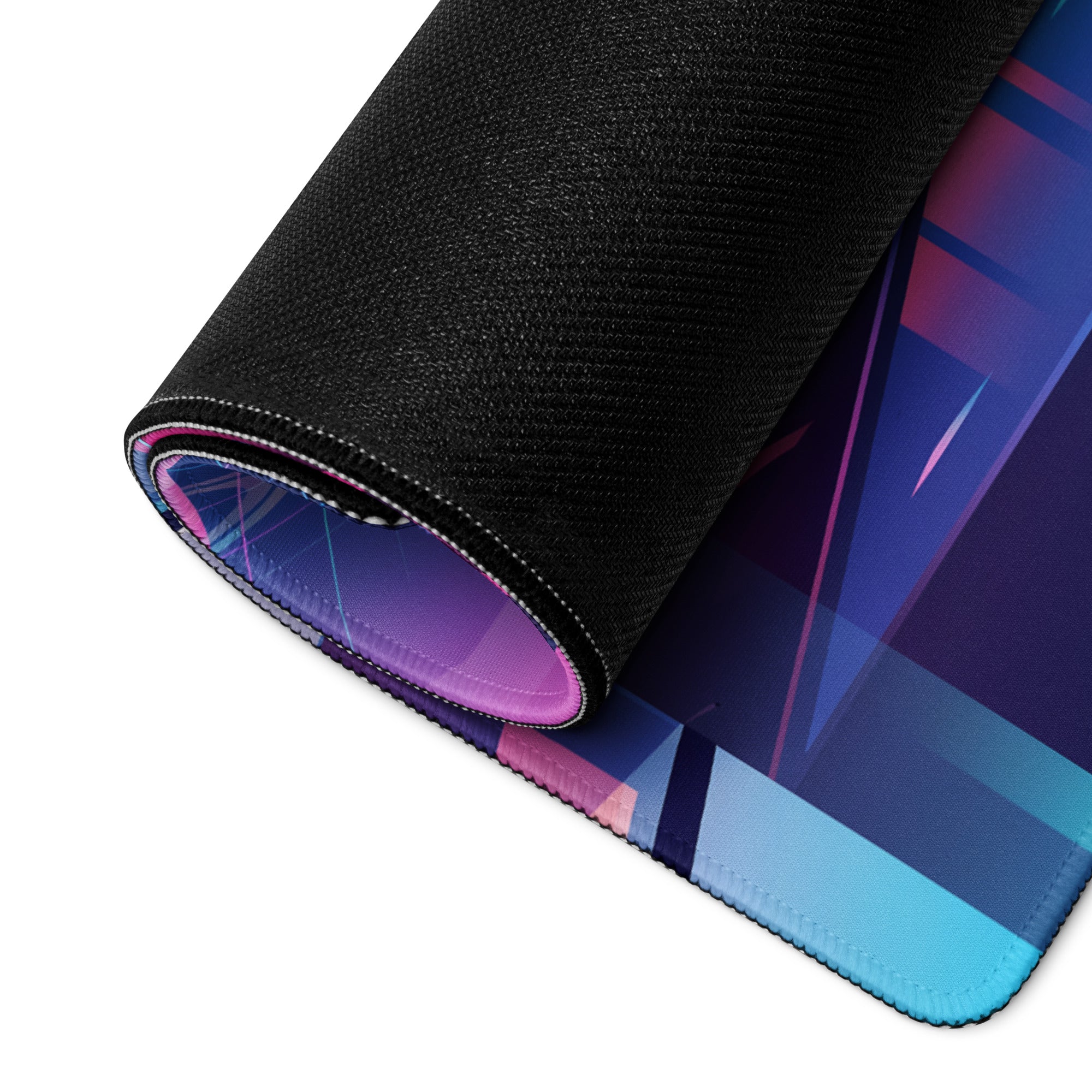 Vaporwave Neon City Mouse Pad - City Neon Pink Blue Purple Desk Gaming Vaporwave Dreamy Nostalgic Cyberpunk Digital Art
