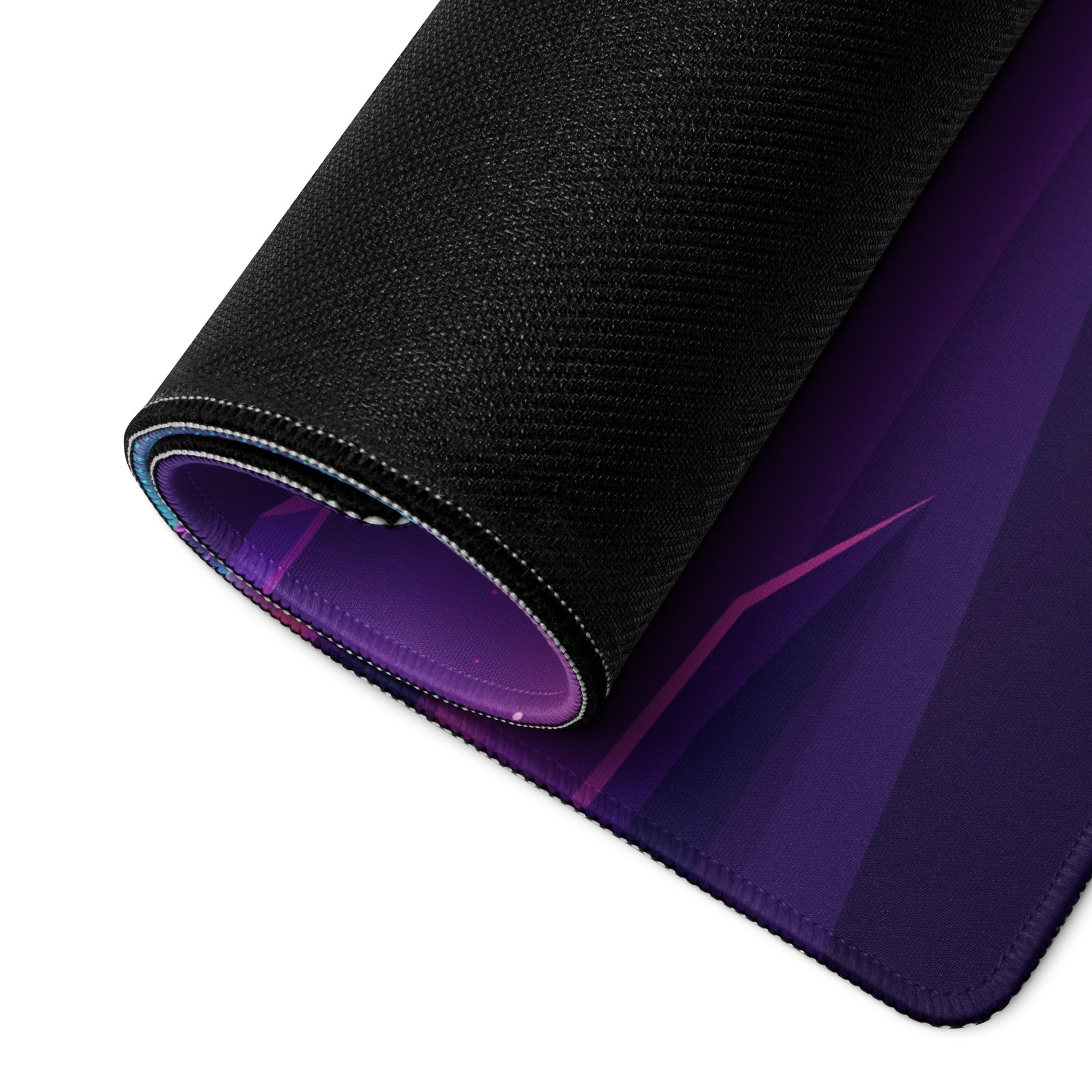 Neon Vaporwave Cityscape Mouse Pad - Cityscape Neon Purple Pink Gaming Desk Vaporwave Retro Futurism Decor Digital Art