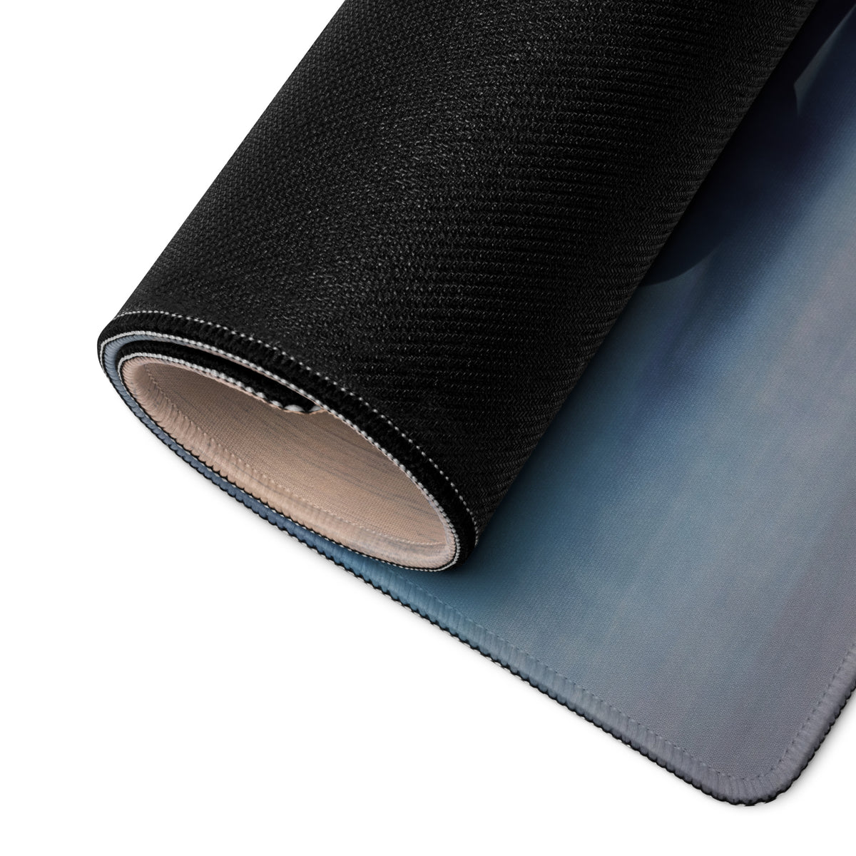 Porsche 911 Inspired Gloss Black 993 GT Wing Desk Pad – Ultra-Glide Stitched Edge Gaming Mouse Mat