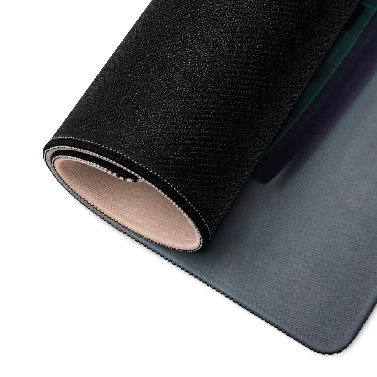 Porsche 911 Inspired Mint Green Widebody GT Wing Desk Mat – Low-Friction Cloth Setup Mousepad