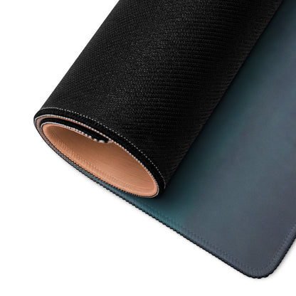 Porsche 911 Inspired Metallic Blue Restomod Desk Pad – Extended Non-Slip PC Mouse Mat