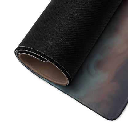 Nissan Skyline Inspired Sparkling Silver R34 GT-R Desk Pad – Ultra-Glide Stitched Edge Gaming Mouse Mat
