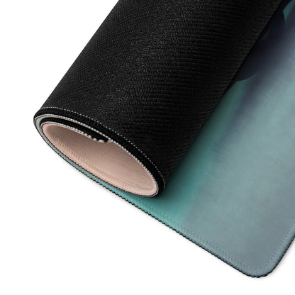 Toyota GR Supra Inspired Horizon Blue GT Wing Desk Pad – Ultra-Glide Stitched Edge Gaming Mouse Mat