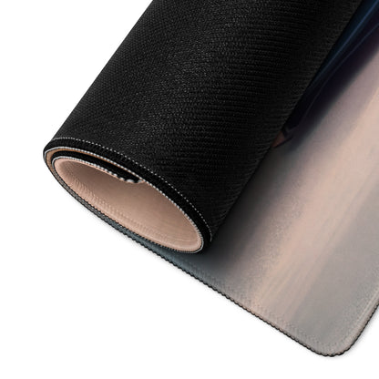 Nissan 370Z Inspired Light Blue Stance Desk Mat – Low-Friction Cloth Setup Mousepad