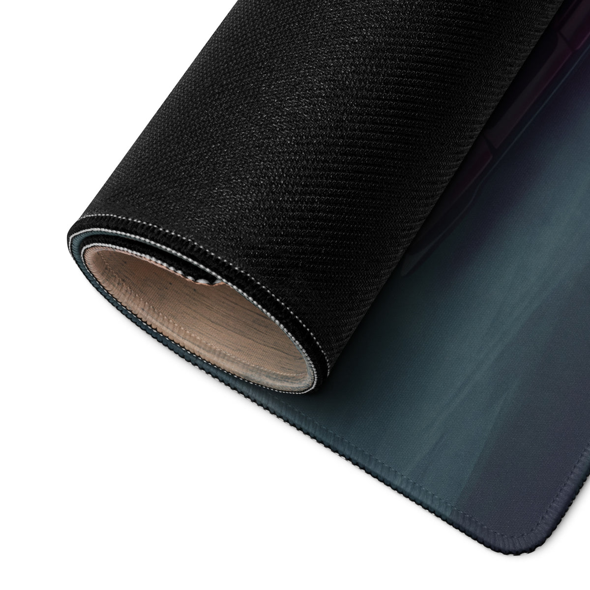 Nissan 180SX Inspired Crimson Carbon Hood Desk Pad – Ultra-Glide Stitched Edge Gaming Mouse Mat