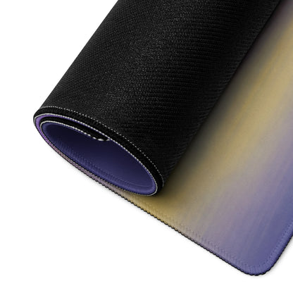Dodge Viper Inspired Racing Yellow RT Desk Pad – Ultra-Glide Stitched Edge Gaming Mouse Mat