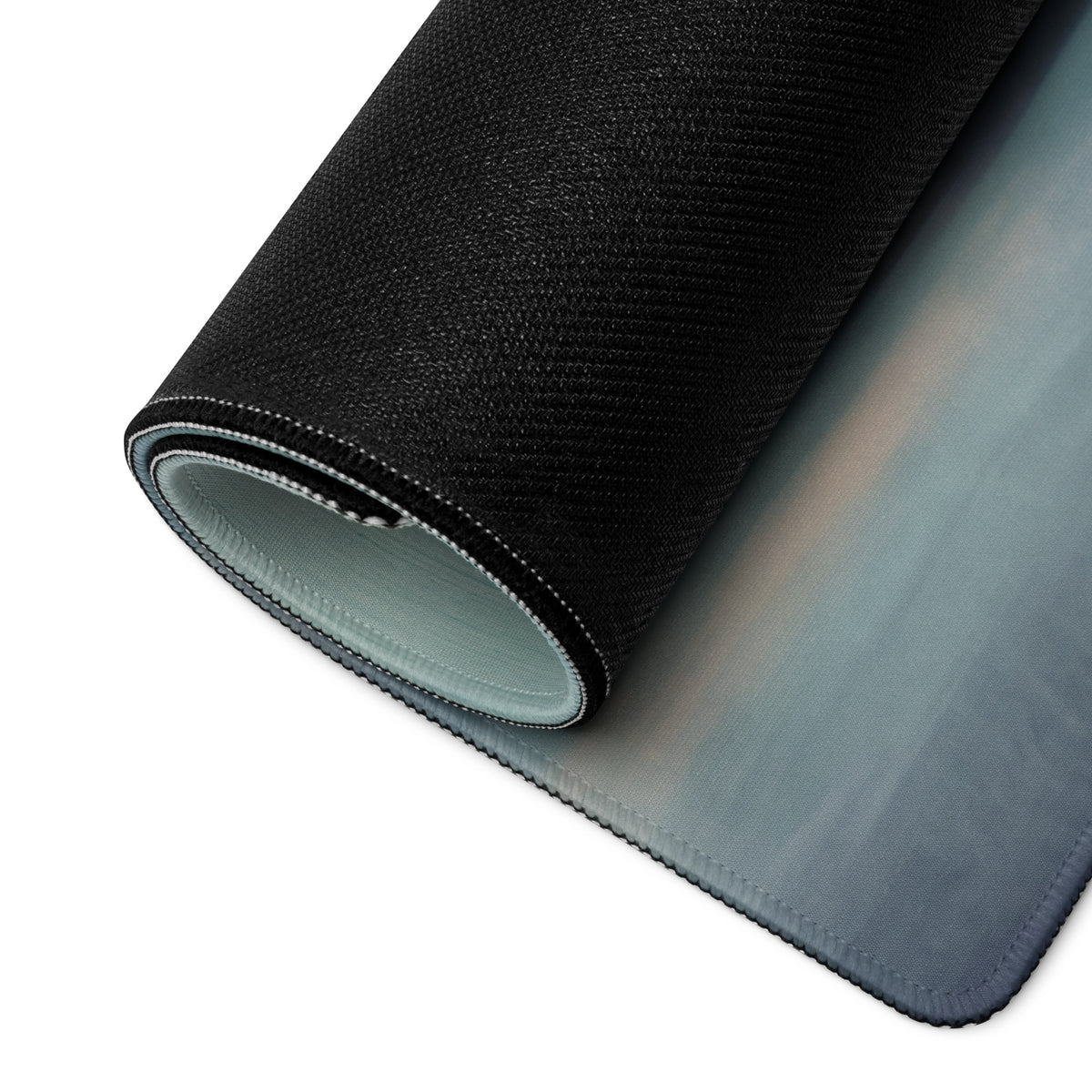 Dodge Charger Inspired Classic Crimson White Desk Pad – Ultra-Glide Stitched Edge Gaming Mouse Mat