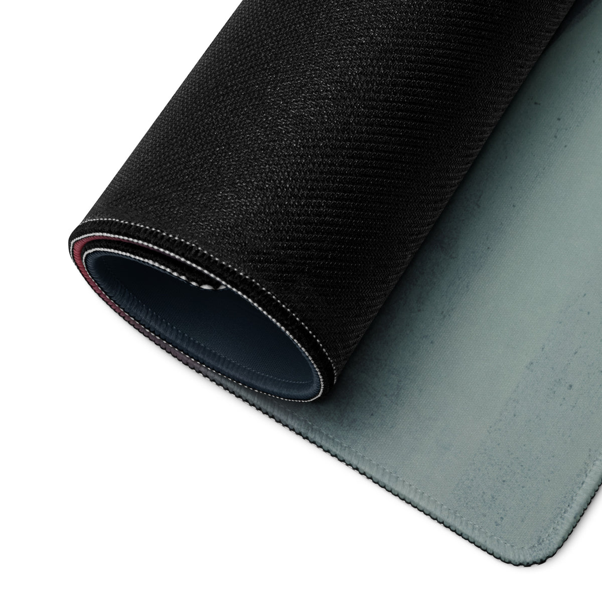 Ford Mustang Inspired Rapid Red GTD Carbon Desk Mat – Low-Friction Cloth Setup Mousepad