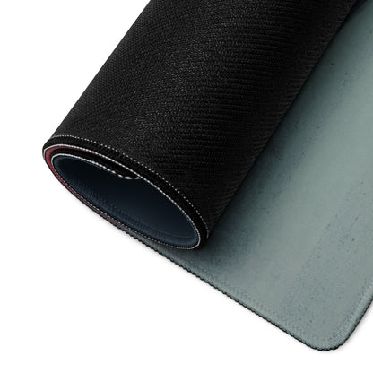 Ford Mustang Inspired Rapid Red GTD Carbon Desk Mat – Low-Friction Cloth Setup Mousepad