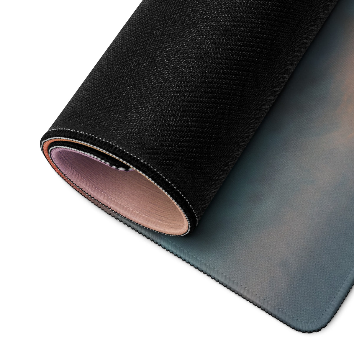 Ford Mustang Inspired Acapulco Blue Mach 1 Desk Pad – Ultra-Glide Stitched Edge Gaming Mouse Mat