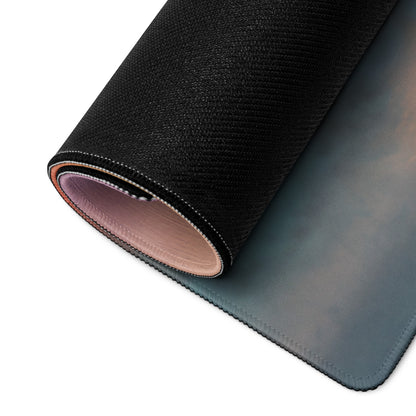 Ford Mustang Inspired Acapulco Blue Mach 1 Desk Pad – Ultra-Glide Stitched Edge Gaming Mouse Mat