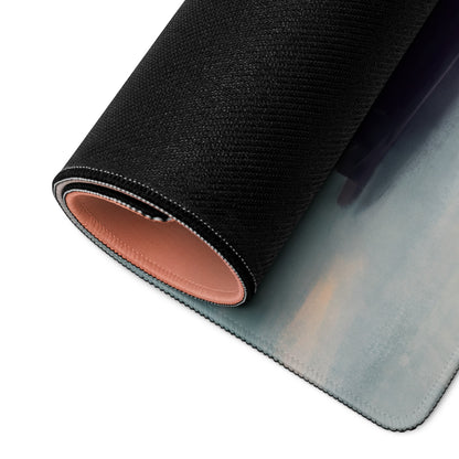 Ford Mustang Inspired Performance Blue GT3 Desk Pad – Extended Non-Slip PC Mouse Mat