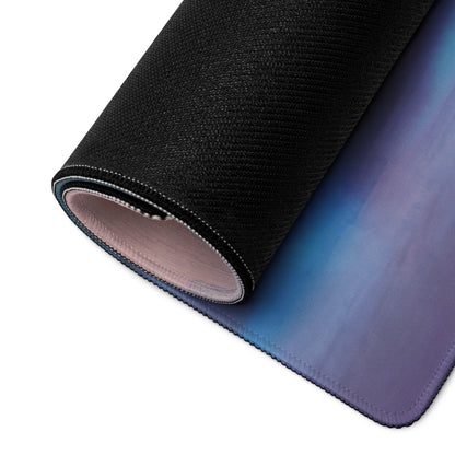 Dodge Challenger Inspired Pitch Black Halo Desk Pad – Ultra-Glide Stitched Edge Gaming Mouse Mat