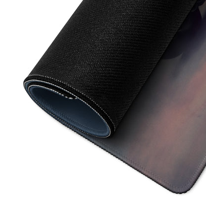Chevrolet Corvette C6 Inspired Midnight Stealth Rear Desk Mat – Low-Friction Cloth Setup Mousepad
