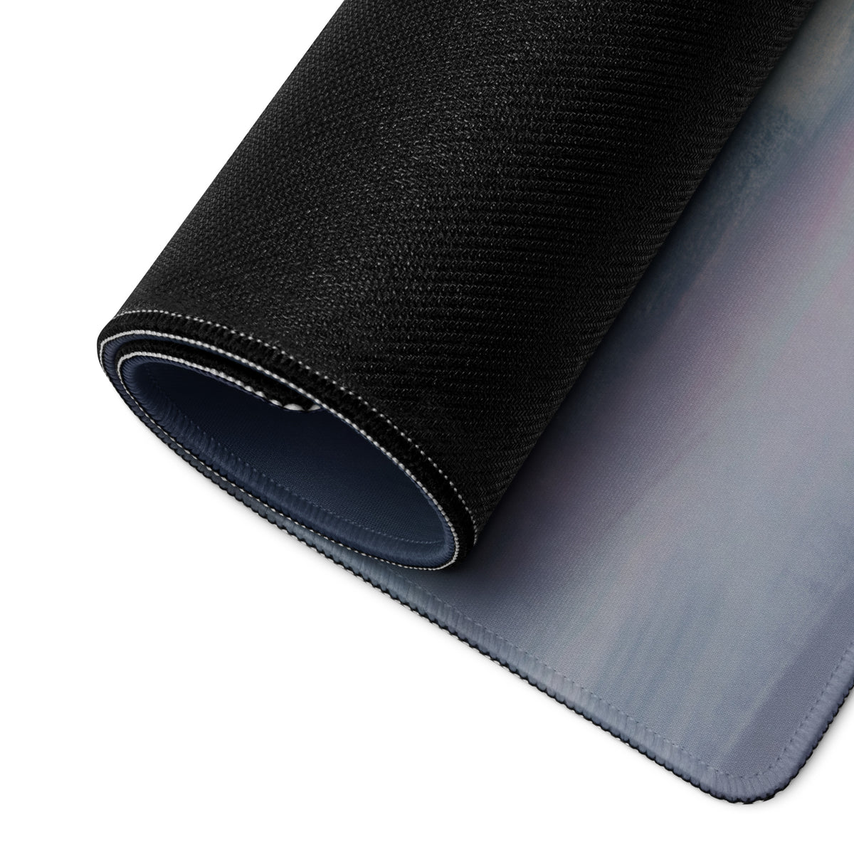 Acura nsx inspired widebody pure edition black textured mousepad with stitched edges and non-slip rubber base