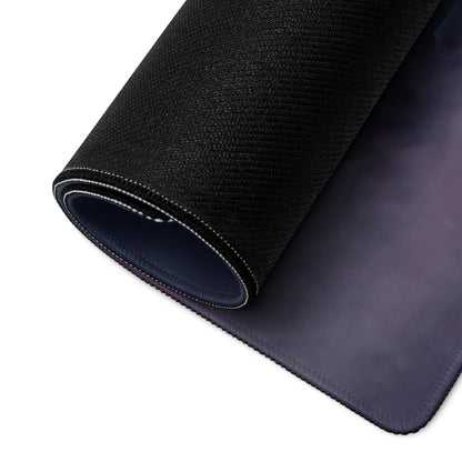 Dodge viper acr inspired pure white extended desk pad mouse mat with black textured surface subtle gradient and stitched edges