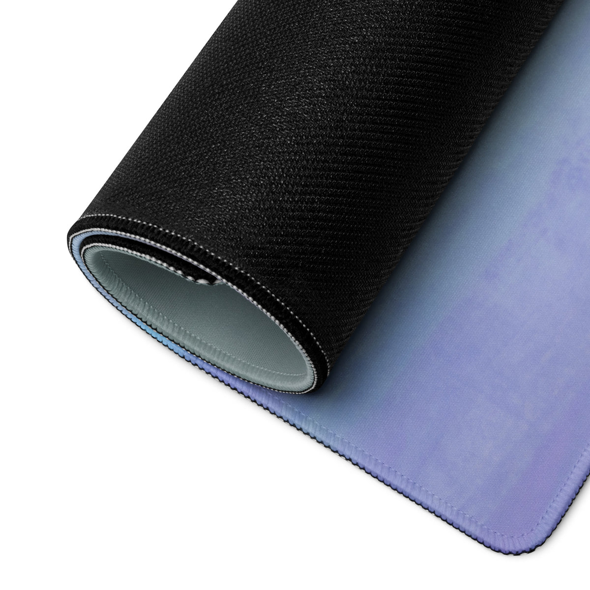 Ferrari 488 GT3 inspired Modena Circuit desk pad with black and purple gradient textured fabric surface mousepad