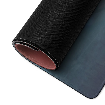 Black textured bugatti chiron inspired glacier sunset xl gaming mousepad with dark blue surface and pinkish lining