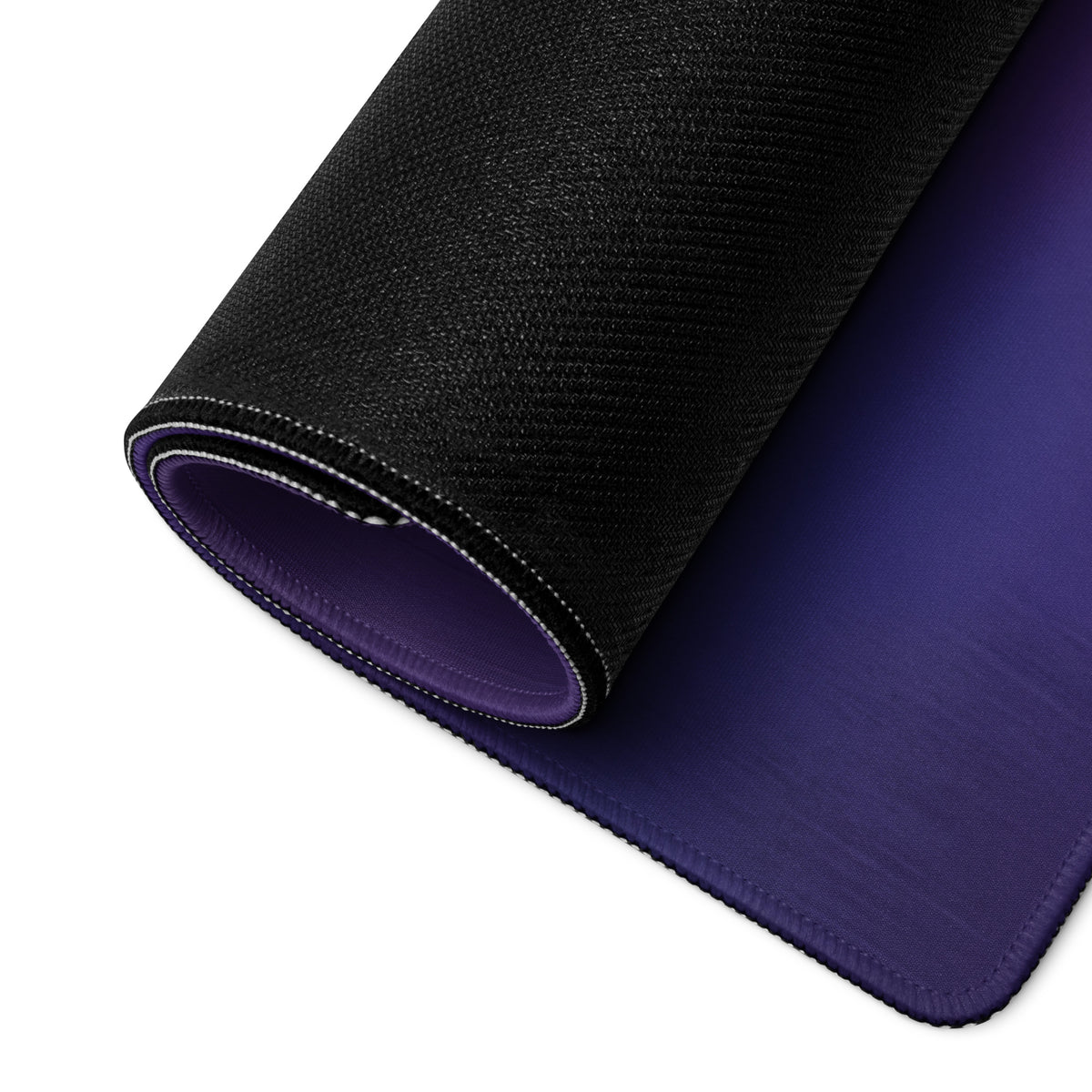 Koenigsegg Jesko inspired gold frontale desk mat black and purple gaming mousepad with textured outer surface and smooth inner lining
