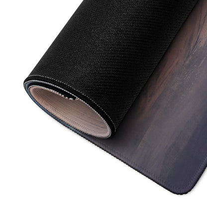 Black textured pagani zonda inspired pearl white desk pad with subtle gradient non slip extended mouse mat