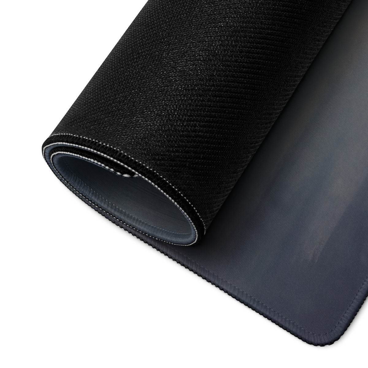 Bmw m1000rr inspired oversized black textured gaming mousepad with subtle gray stitched edges and cushioned underside