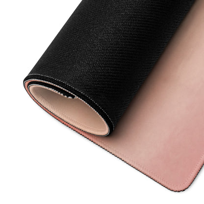 Bmw s1000rr inspired large mouse pad dual sided black and blush pink with textured outer surface and smooth lining