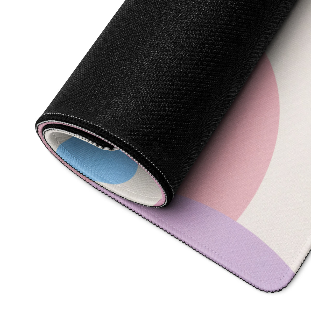 Pastel Kitty Mouse Pad Gaming Desk Mat With Cute Colors
