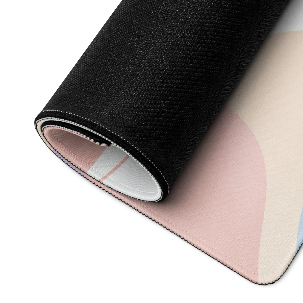 Cute Pink Rainbow Birds Gaming Mousepad