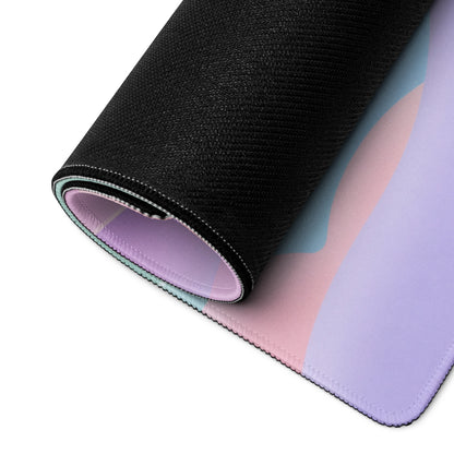 Pastel Rainbow Cute Gaming Mouse Pad