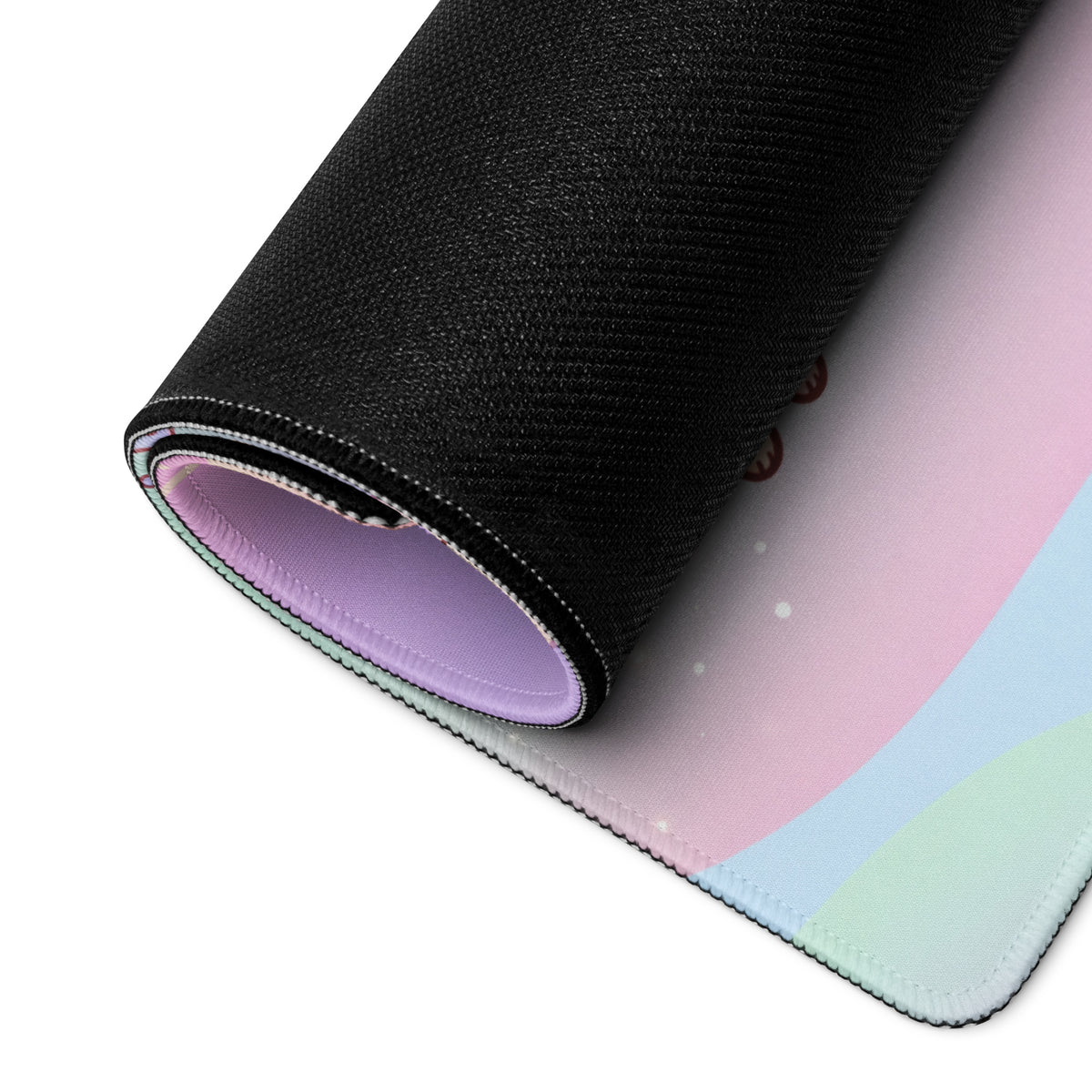 Pastel Cute Cats Rainbow Gaming Mouse Pad