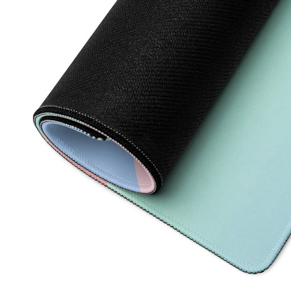 Pastel Rainbow Cute Mouse Pad Girly Design