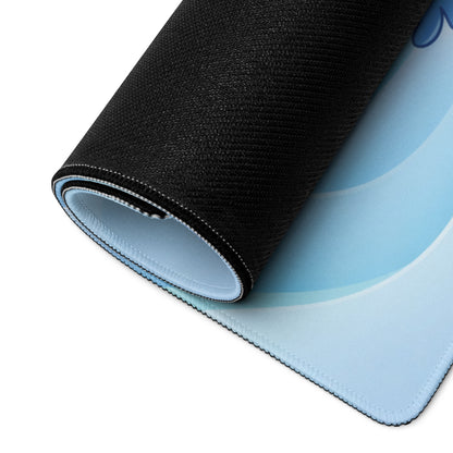 Pastel Blue Cute Cloud Gaming Mouse Pad