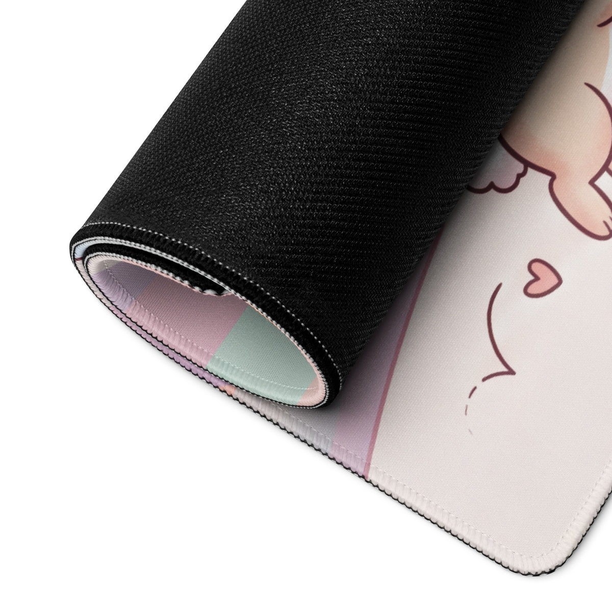 Pastel Unicorn Gaming Mouse Pad With Cute Design