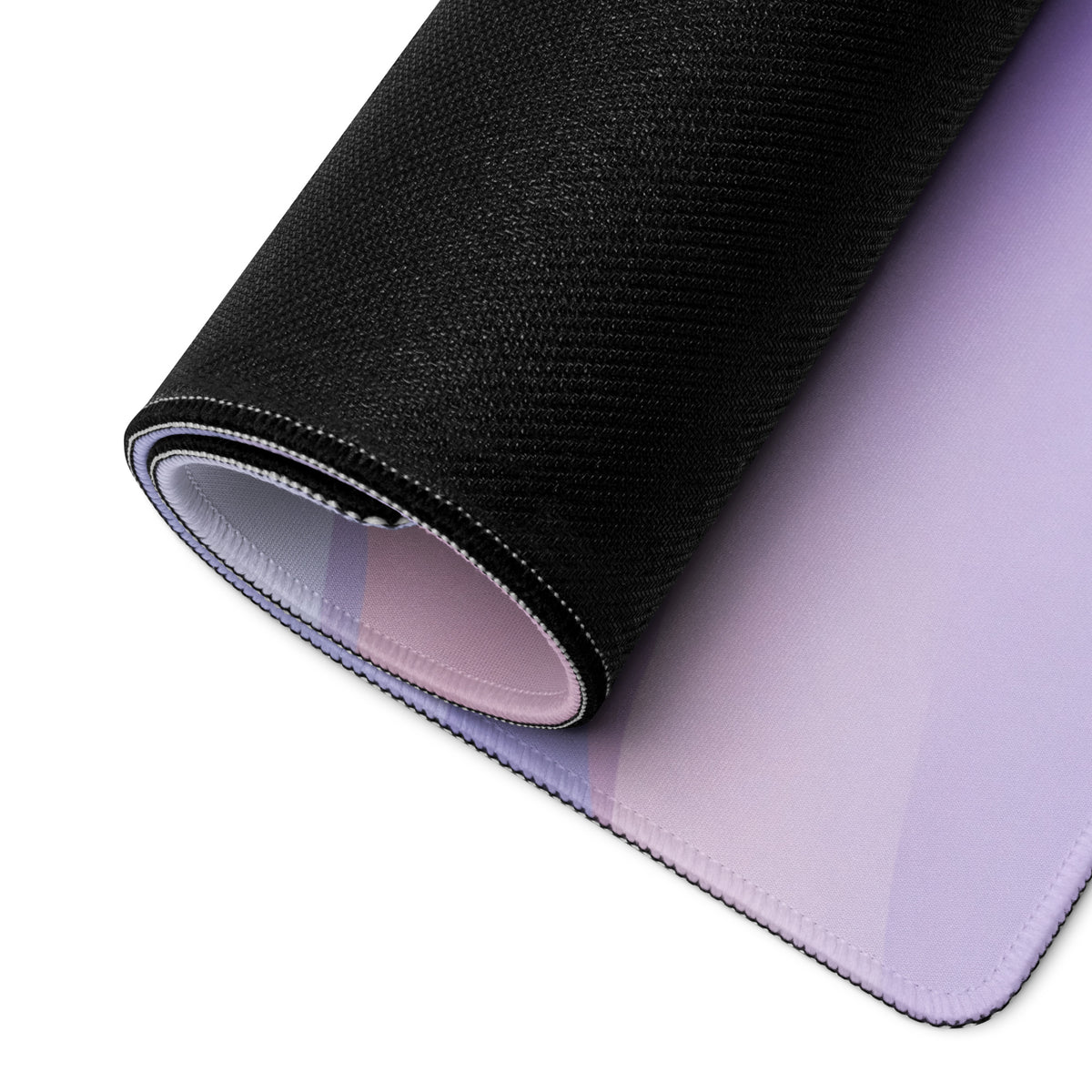 Pastel Purple Unicorn Mouse Pad With Clouds