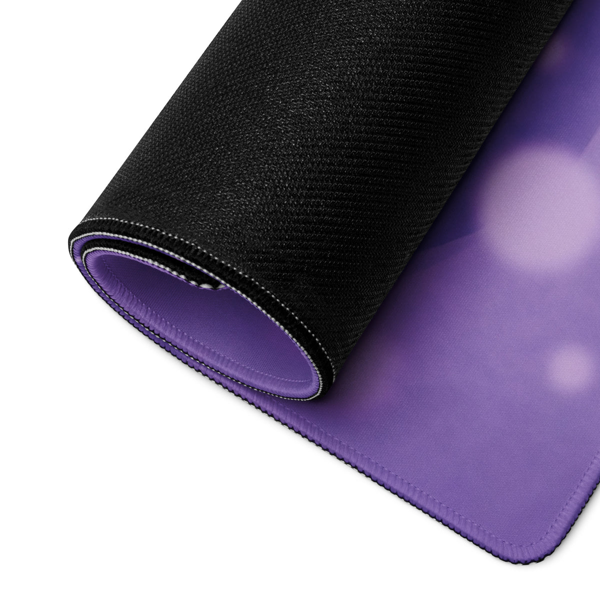 Purple Cat Themed Gaming Mouse Pad Cozy Cute