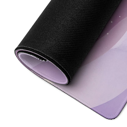 Lovely Purple Unicorn Galaxy Gaming Mouse Pad
