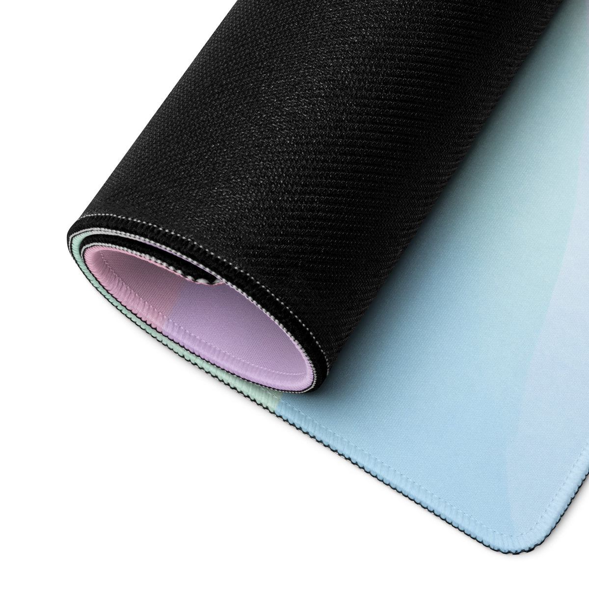 Pastel Rainbow Kitty Mouse Pad