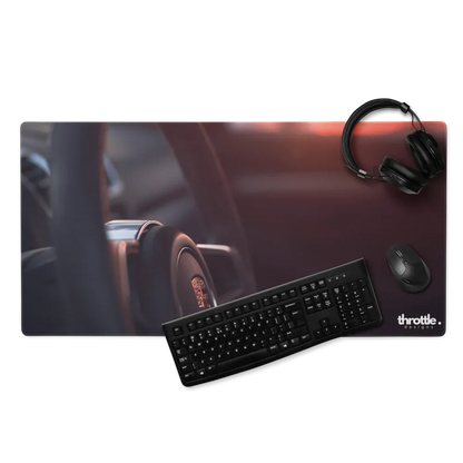 Porsche Steering Wheel Gaming Mouse Pad #001