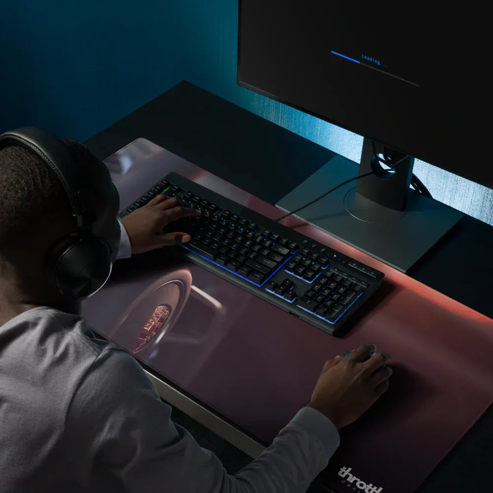 Porsche Steering Wheel Gaming Mouse Pad #001