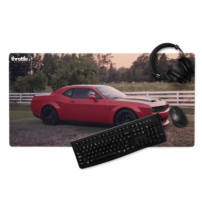 Dodge Challenger Hellcat Gaming Mouse Pad #001