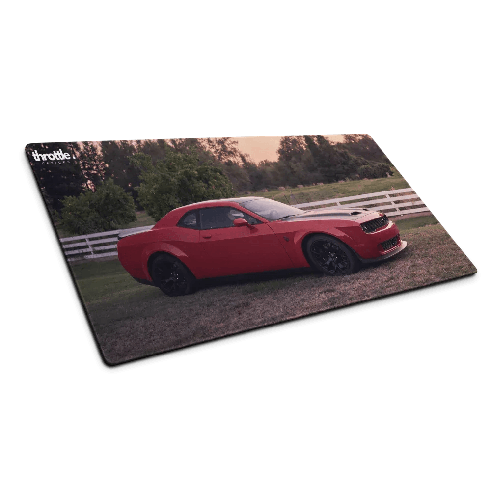 Dodge Challenger Hellcat Gaming Mouse Pad #001