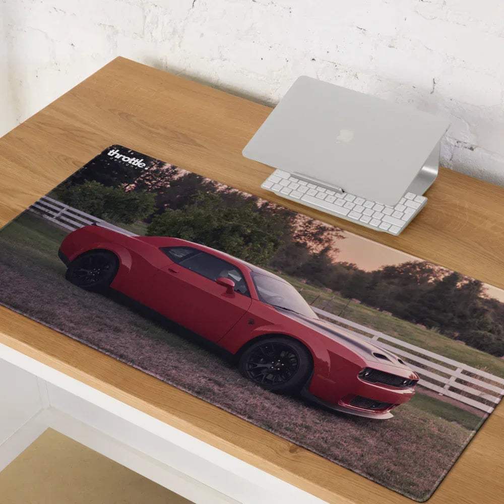 Dodge Challenger Hellcat Gaming Mouse Pad #001
