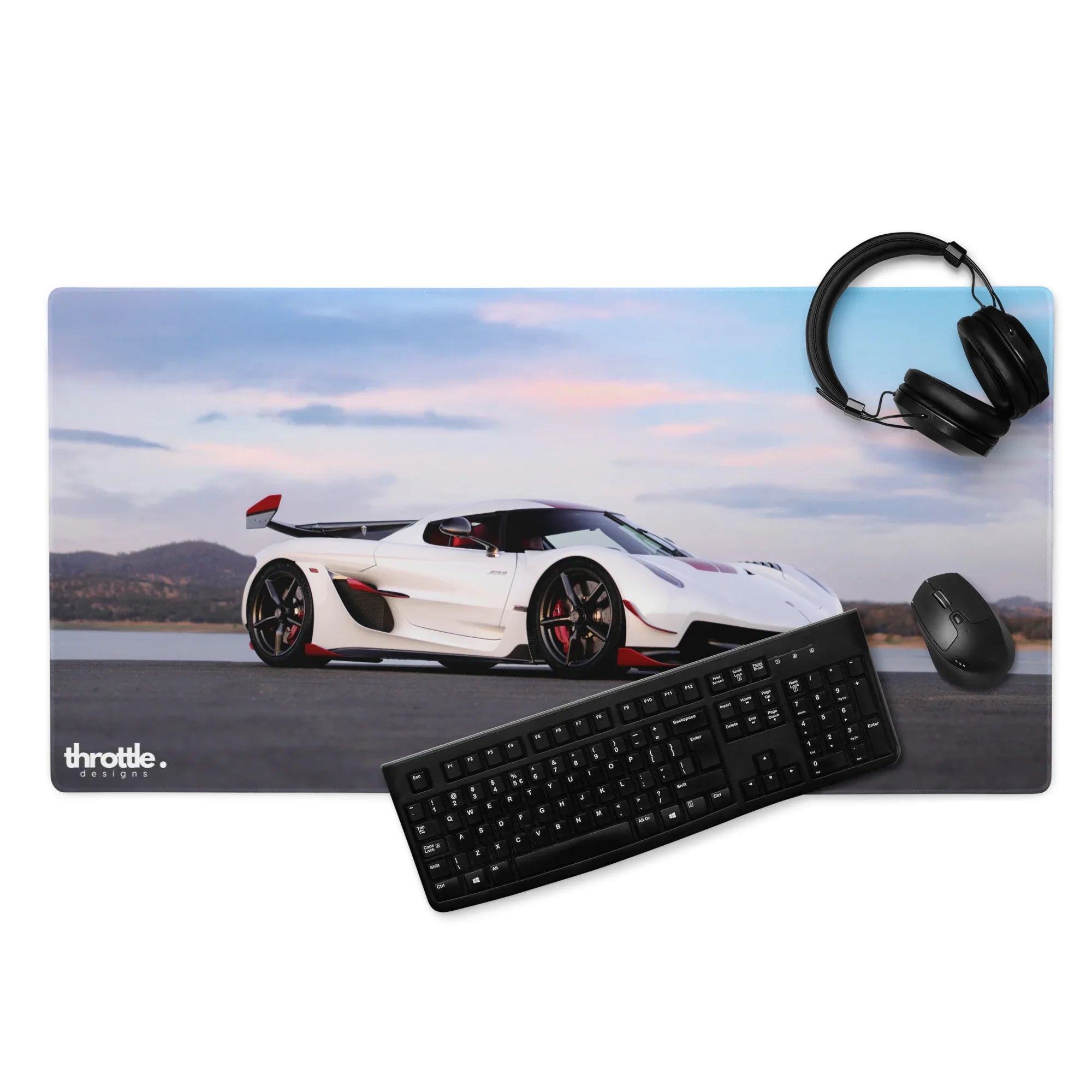 Koenigsegg Jesko Gaming Mouse Pad #009 - Large and XL / Extended