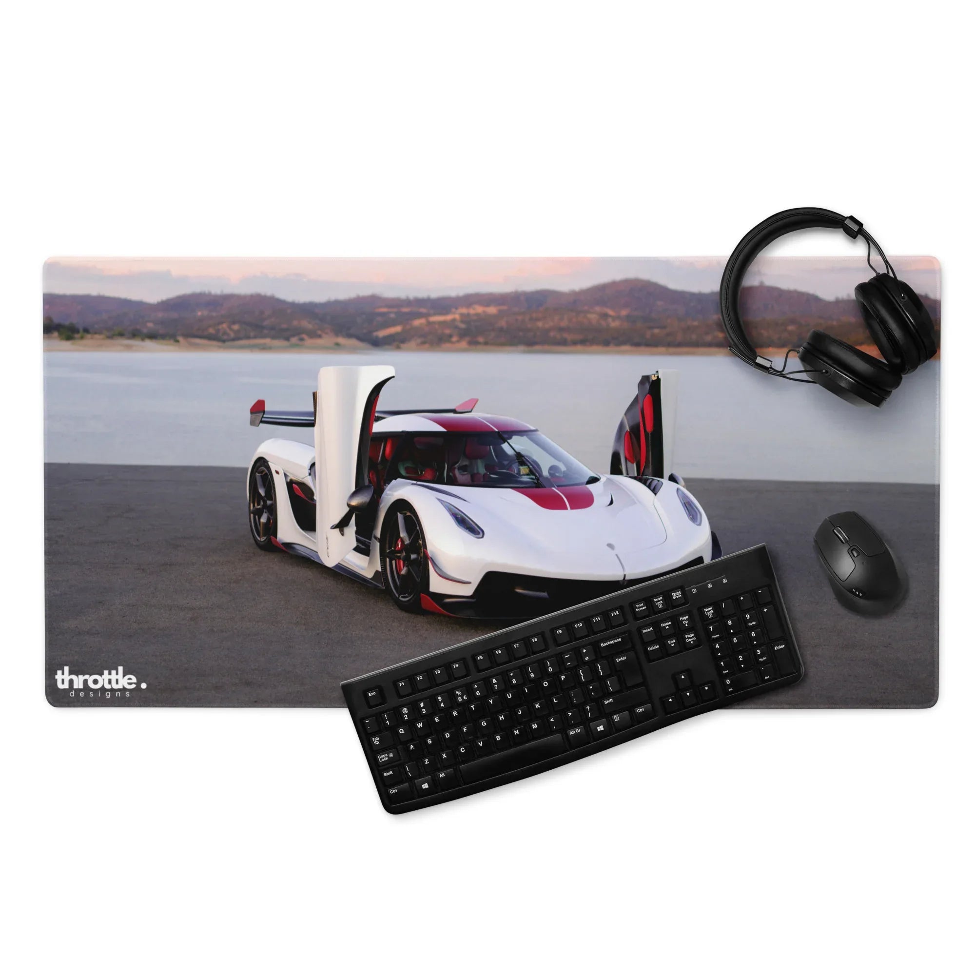 Koenigsegg Jesko Gaming Mouse Pad #014 - Large and XL / Extended