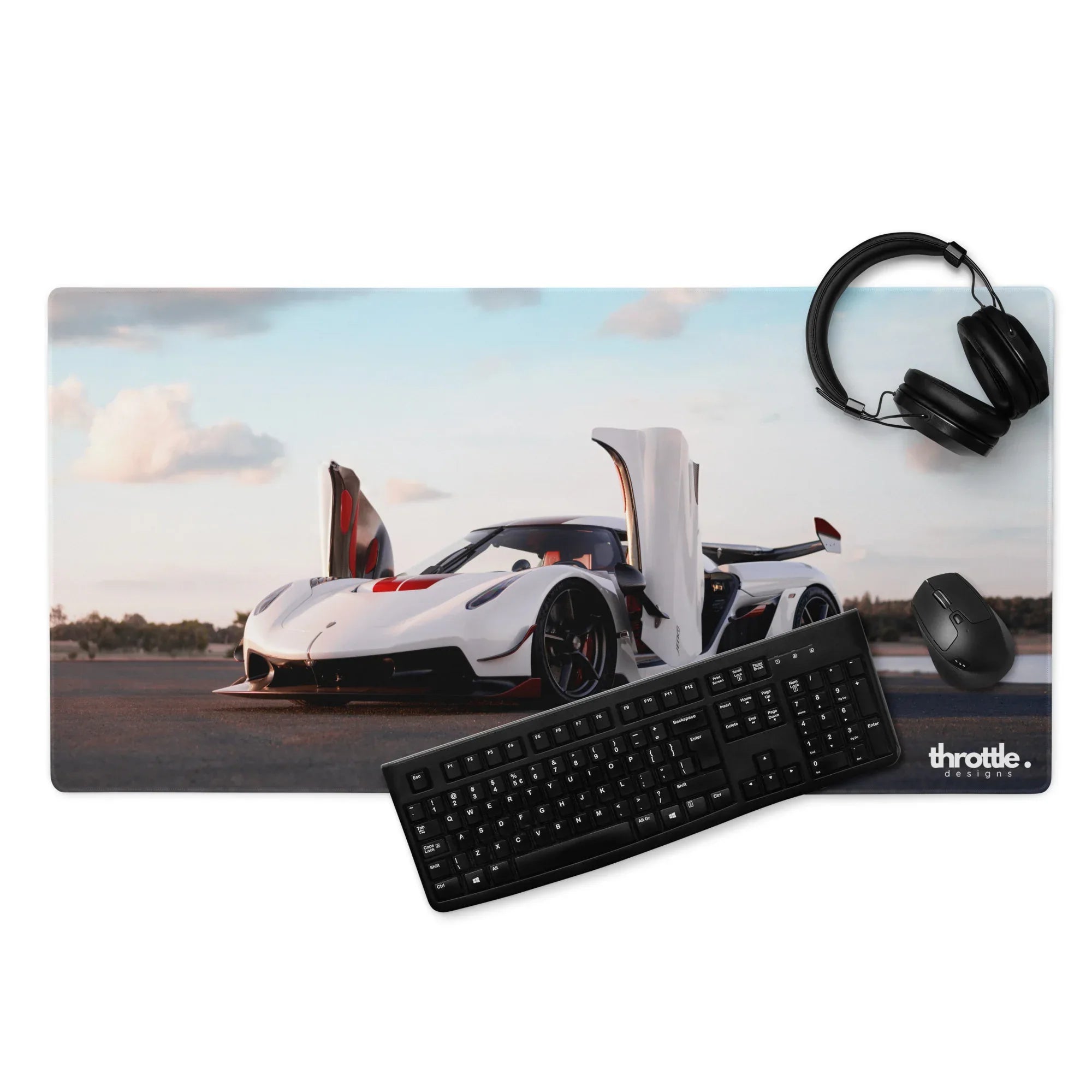 Koenigsegg Jesko Gaming Mouse Pad #016 - Large and XL / Extended