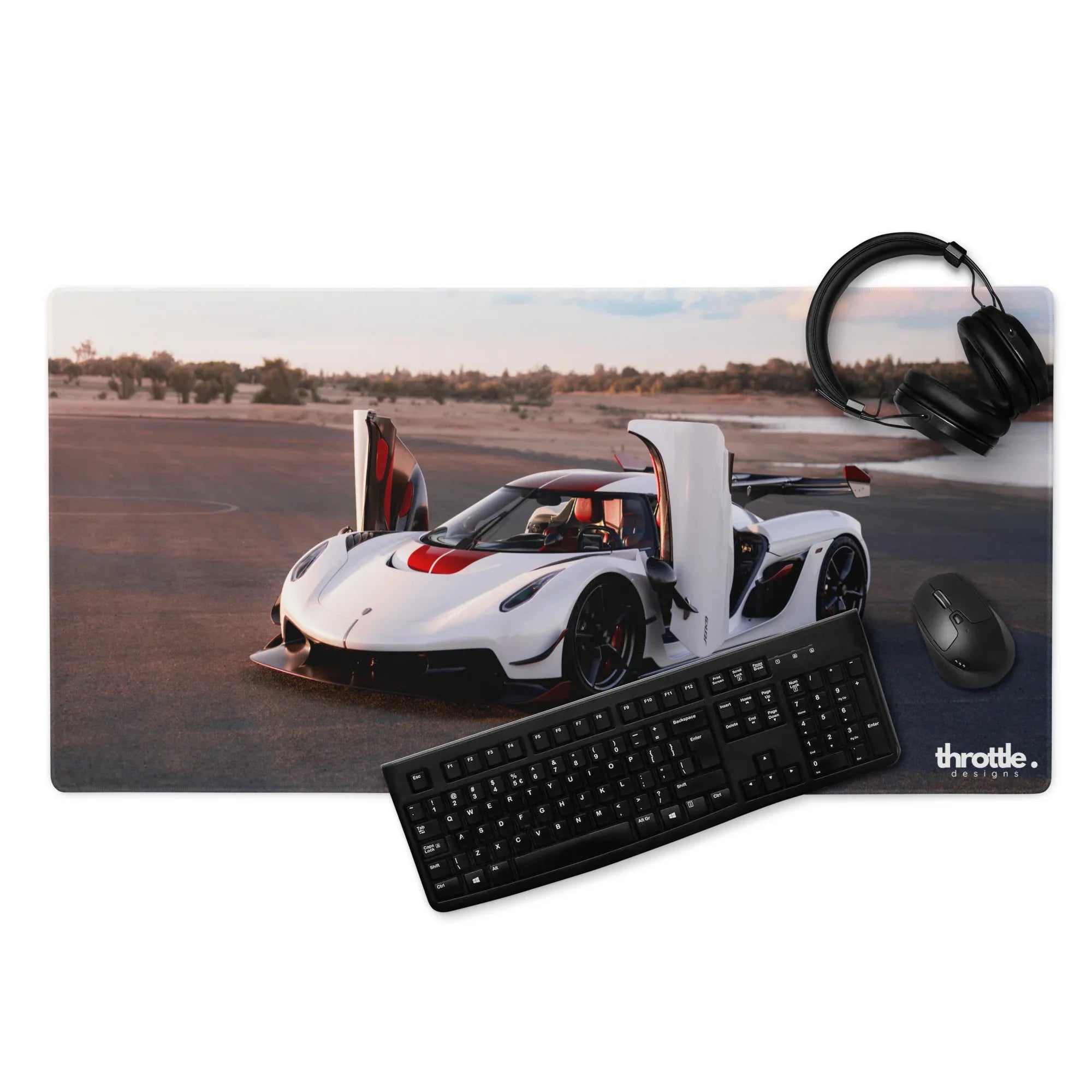 Koenigsegg Jesko Gaming Mouse Pad #017 - Large and XL / Extended