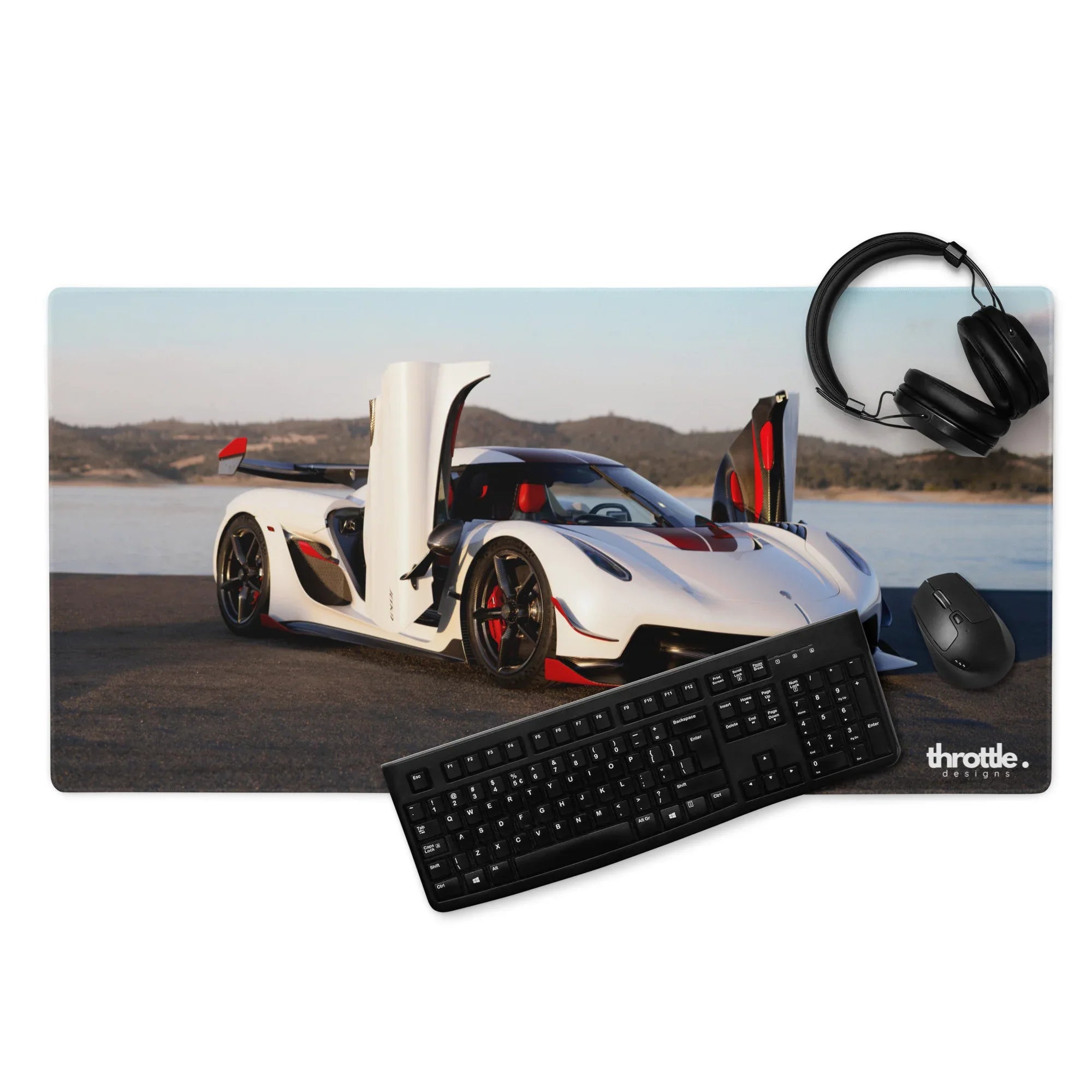 Koenigsegg Jesko Gaming Mouse Pad #018 - Large and XL / Extended