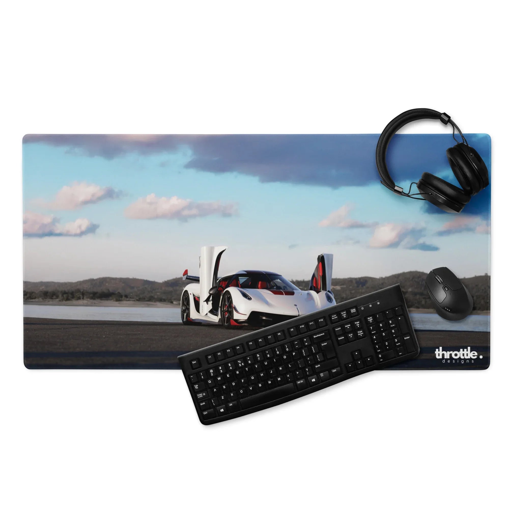 Koenigsegg Jesko Gaming Mouse Pad #019 - Large and XL / Extended
